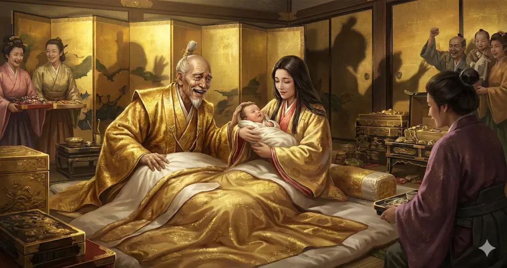 待望の世継ぎとして豊臣秀頼誕生。秀吉57歳の奇跡と狂気